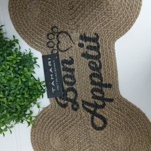 Pet Bon Appetit Dog Water Food Placemat 15"x 23" New